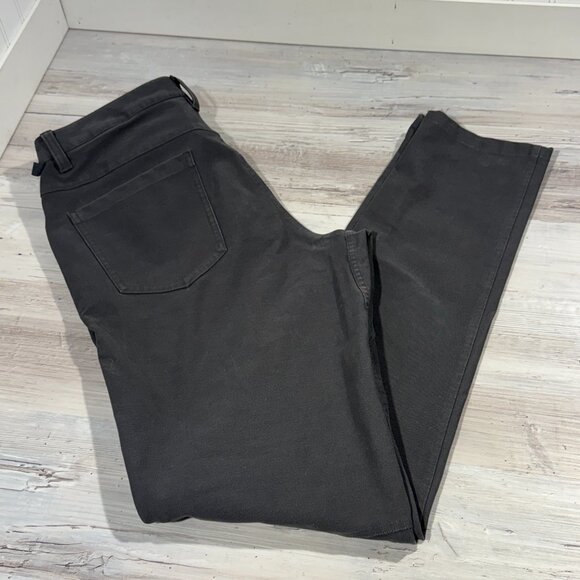Lululemon‎ ABC Men Pants Size 32x33 Dark Gray Mid Rise Regular Fit Gusset - Picture 1 of 11